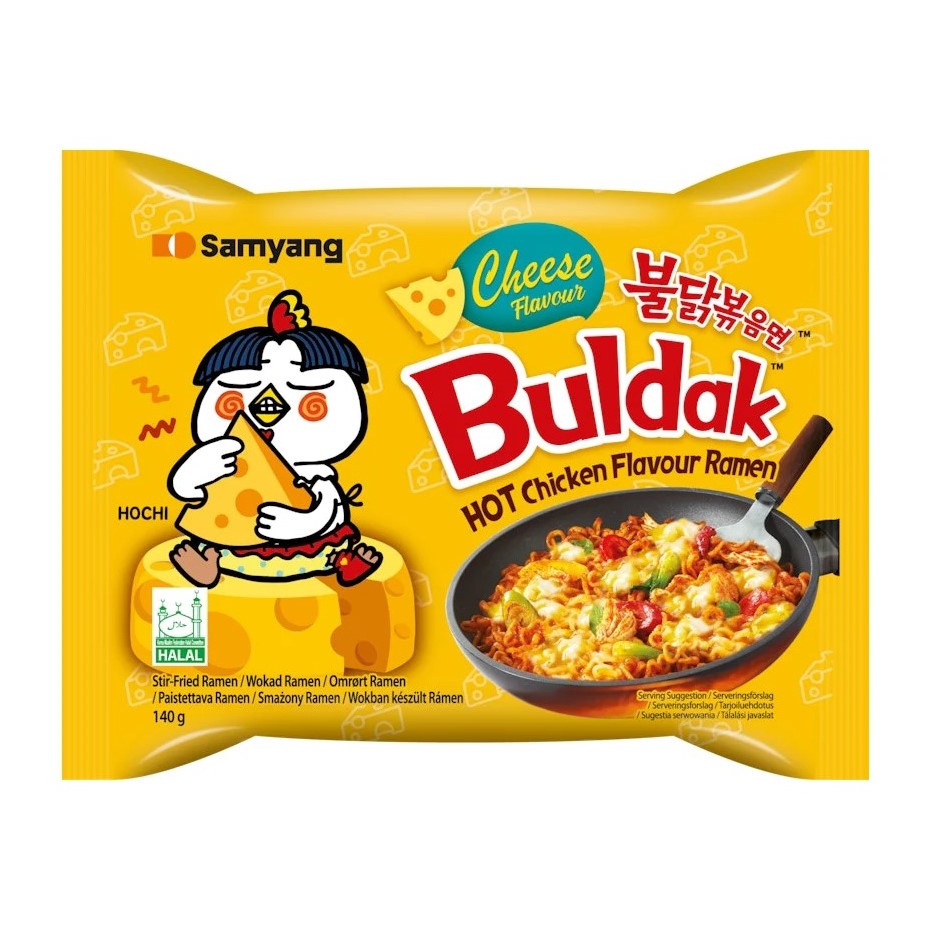 Ramenas BULDAK cheese, 140g