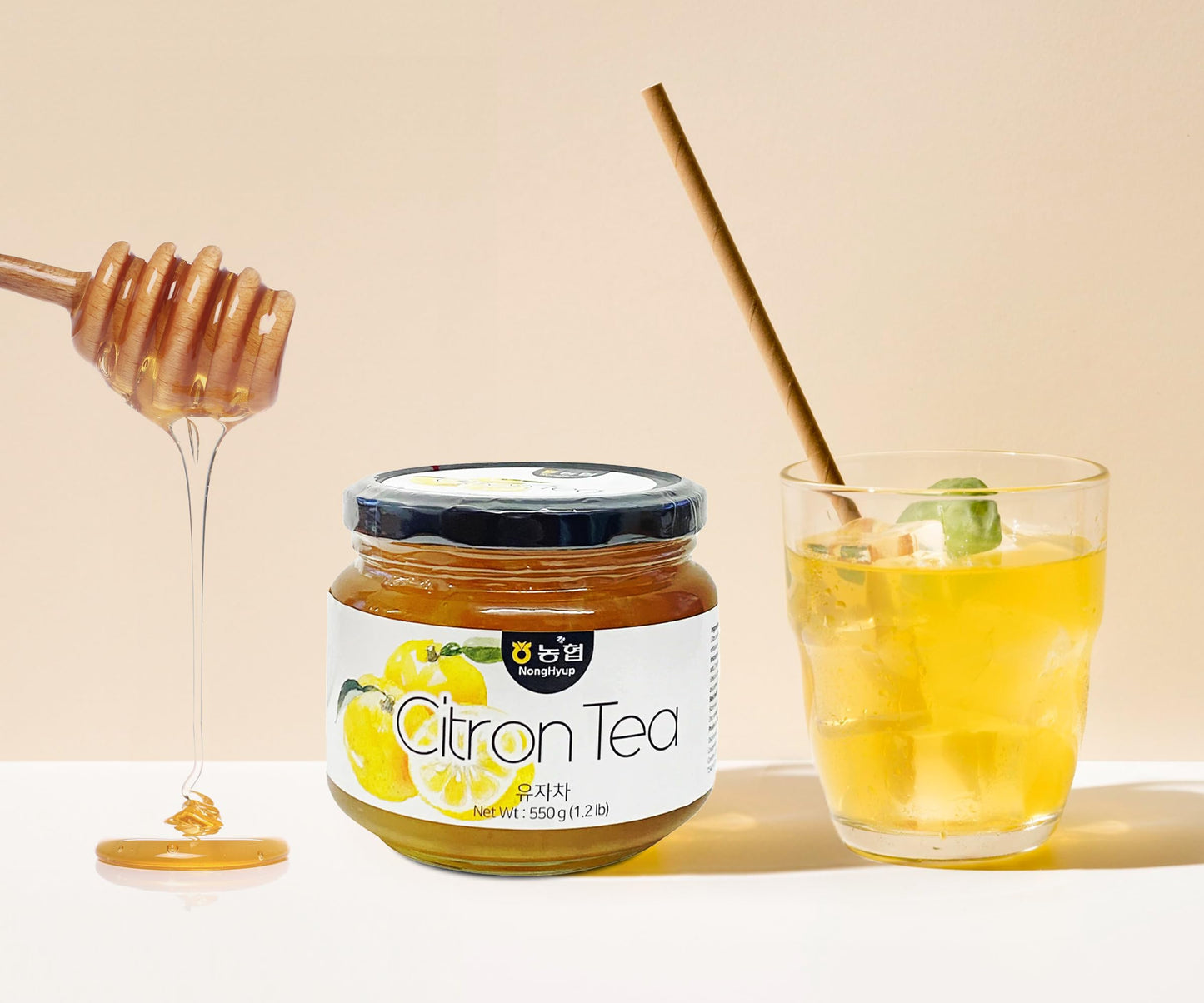 Citrinų arbatos natūrali tyrė, 550g
