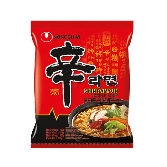 Ramenas NONGSHIM (SHIN RAMYUN), 120g