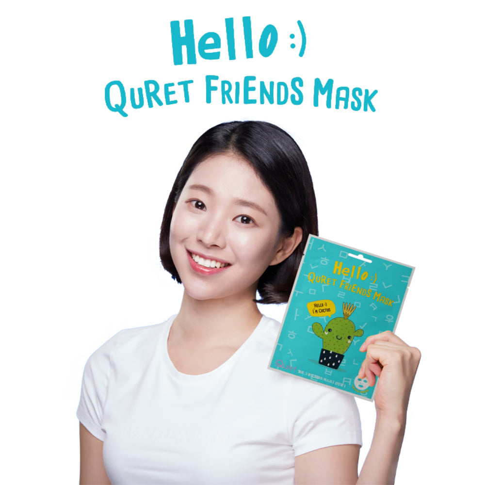 Quret veido kaukė su kaktuso ekstraktu