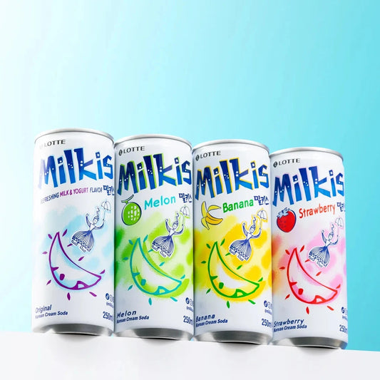 Milkis Vynuogių Skonio Gazuotas Pieniškas Gėrimas 250ml (Lotte)