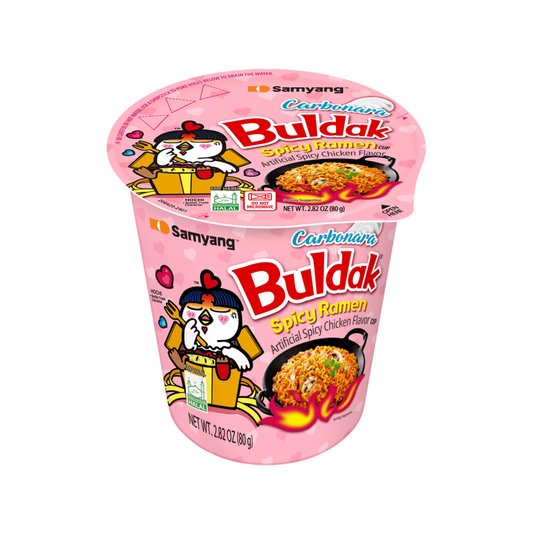 Ramenas SAMYANG (BULDAK CARBONARA), puodelyje, 80g