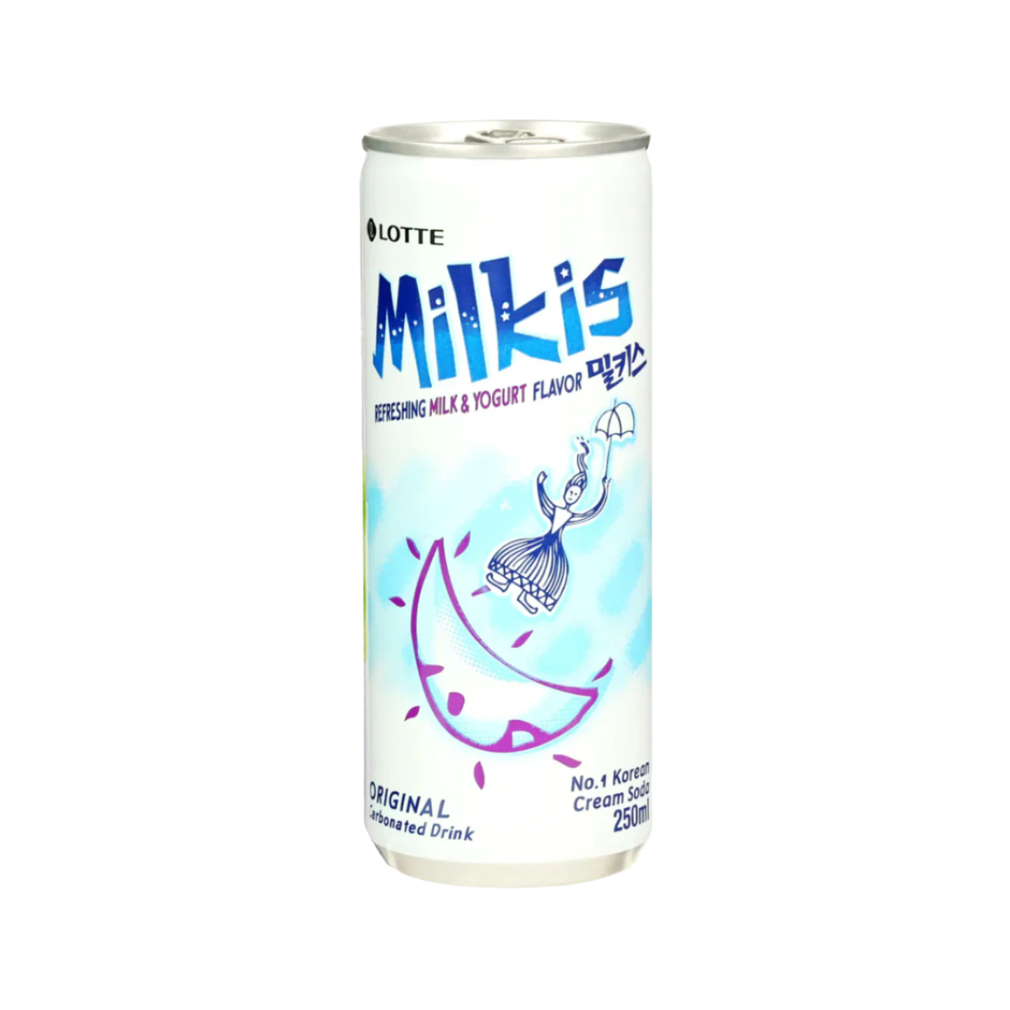 Milkis Jogurto Skonio Gazuotas Pieniškas Gėrimas 250ml (Lotte)