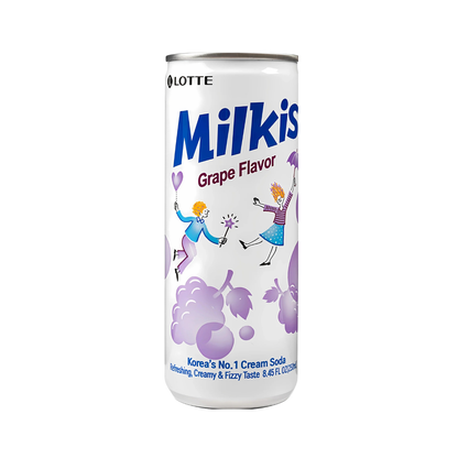 Milkis Vynuogių Skonio Gazuotas Pieniškas Gėrimas 250ml (Lotte)