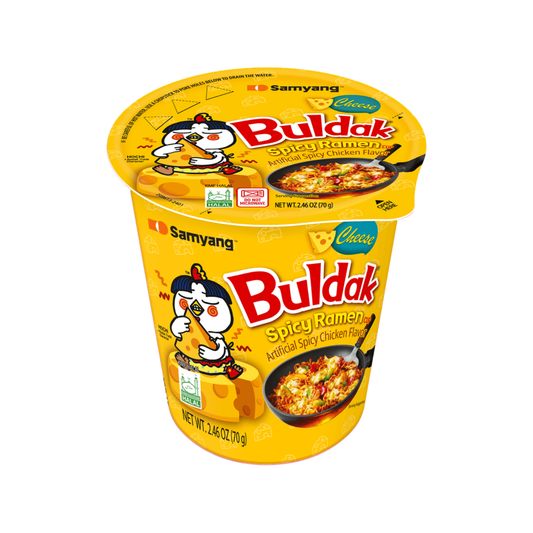 Ramenas SAMYANG (BULDAK CHEESE), puodelyje, 70g