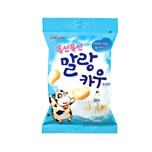 LOTTE Malang Cow pieno skonio saldainiai, 79 g