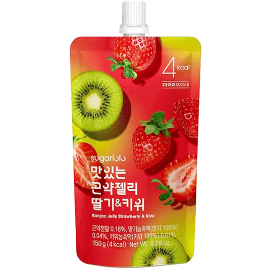Braškių ir kivių Konjac Jelly