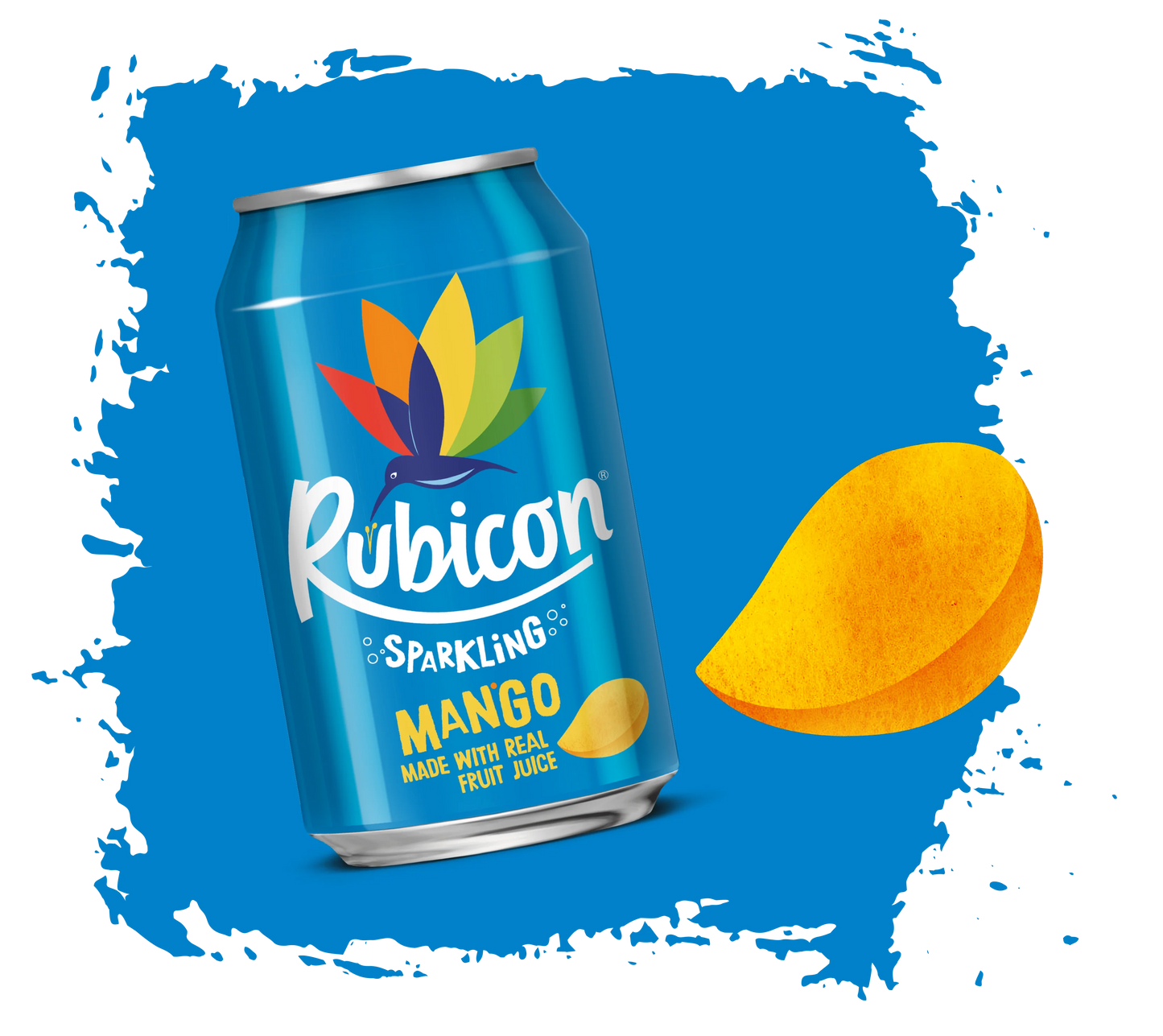Mangų gazuotas gėrimas RUBICON, 330ml