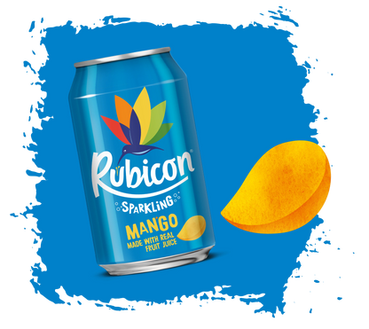 Mangų gazuotas gėrimas RUBICON, 330ml