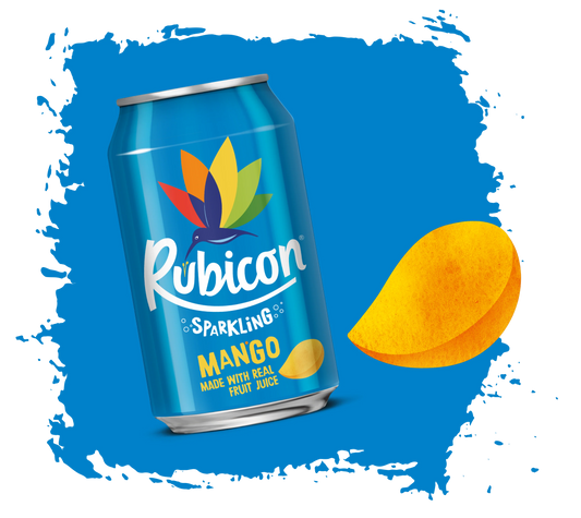 Mangų gazuotas gėrimas RUBICON, 330ml