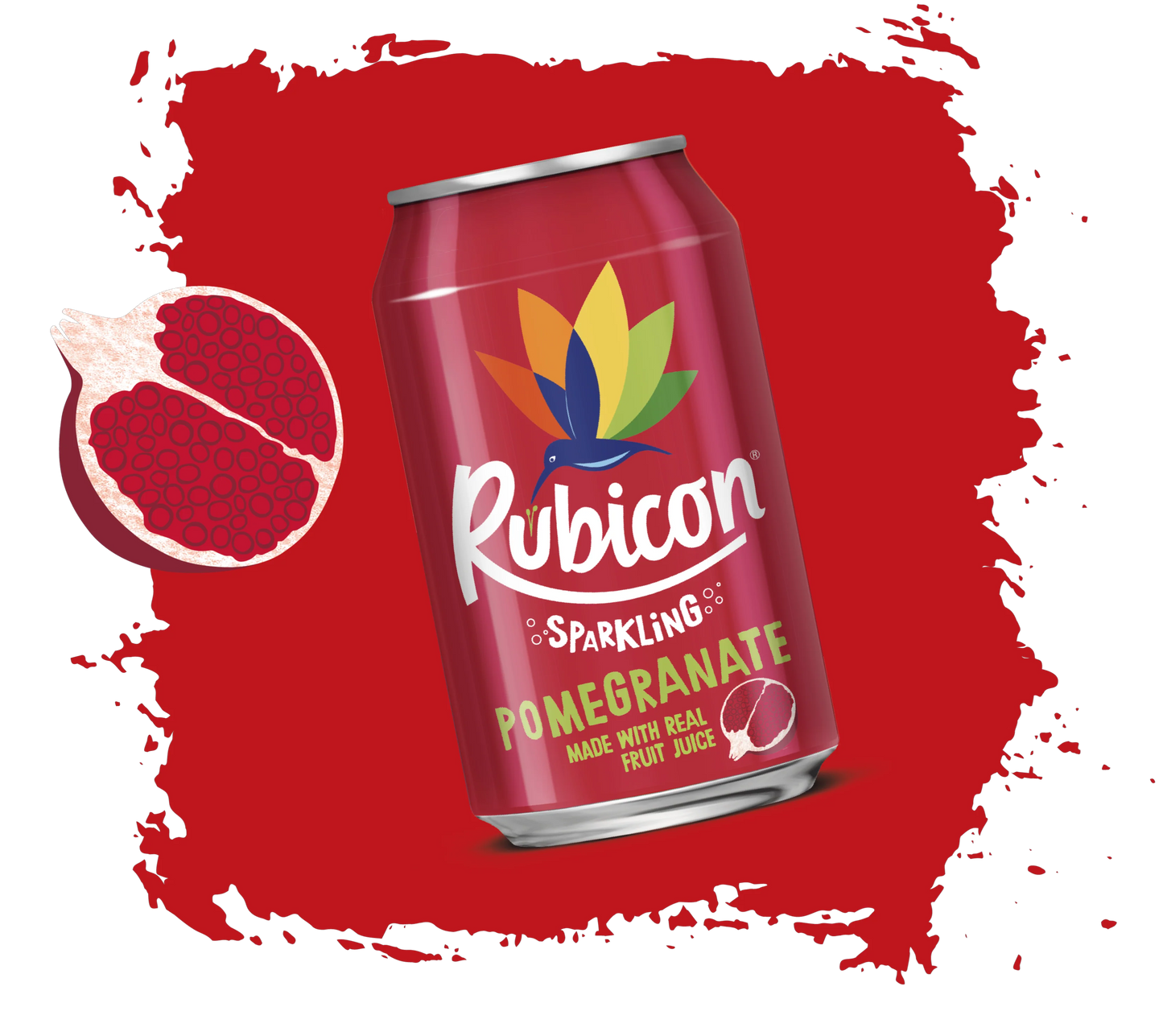 Granatų gazuotas gėrimas RUBICON, 330ml